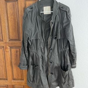 Free people army jacket sz S